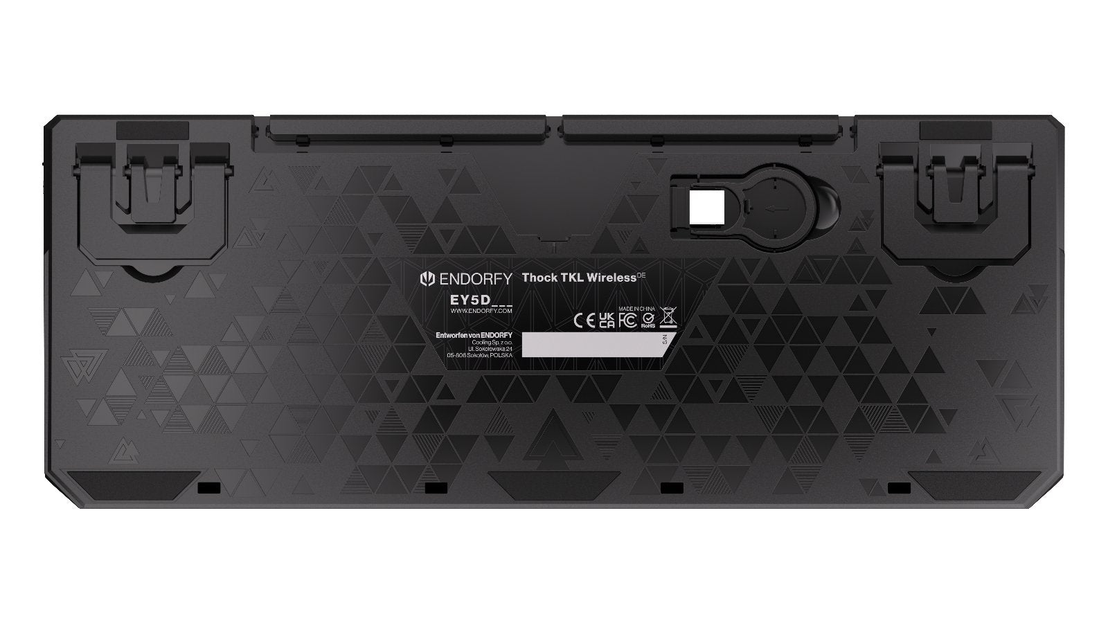 EAN 5903018666808 - ENDORFY Thock TKL teclado Juego RF inalámbrica + USB QWERTZ Alemán Negro imagen 12