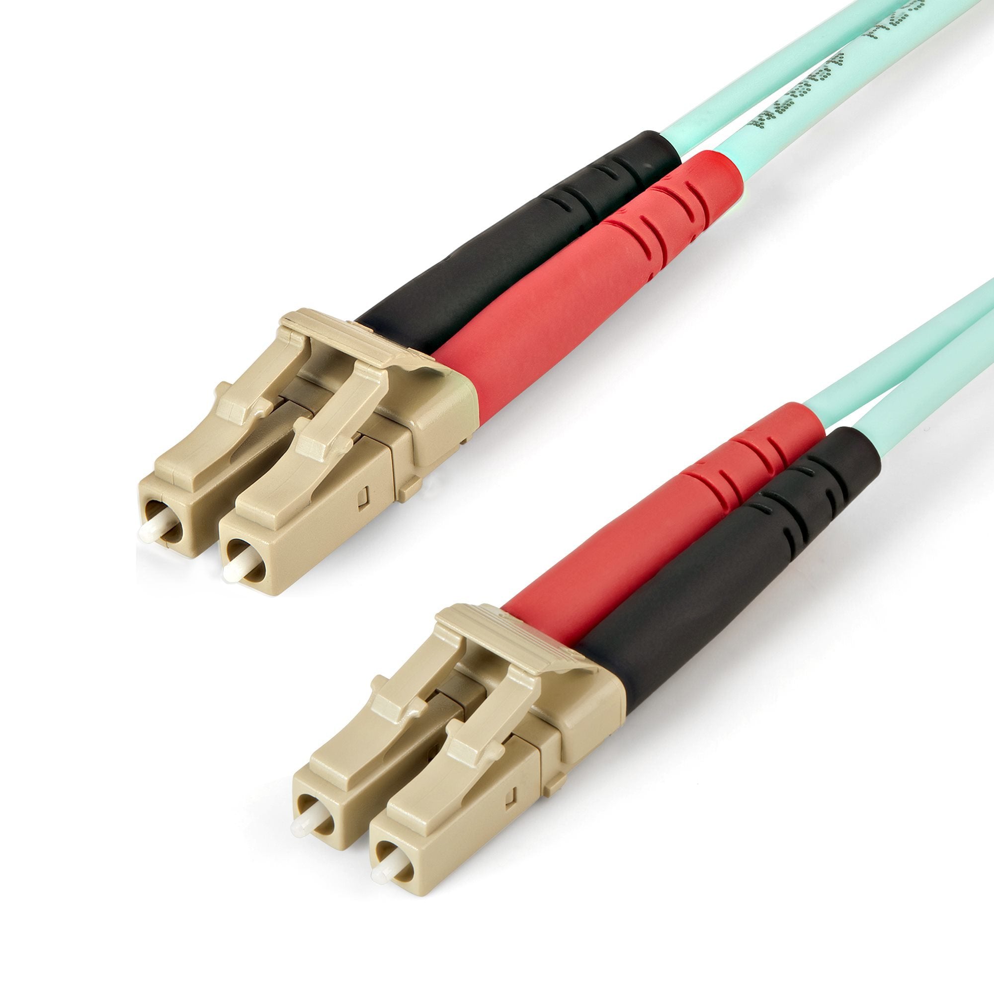 Startech.Com Cable De 5m De Fibra Óptica Dúplex Multimodo Om4 De 100gb 50/125 Lszh Lc A Lc - Aguamarina