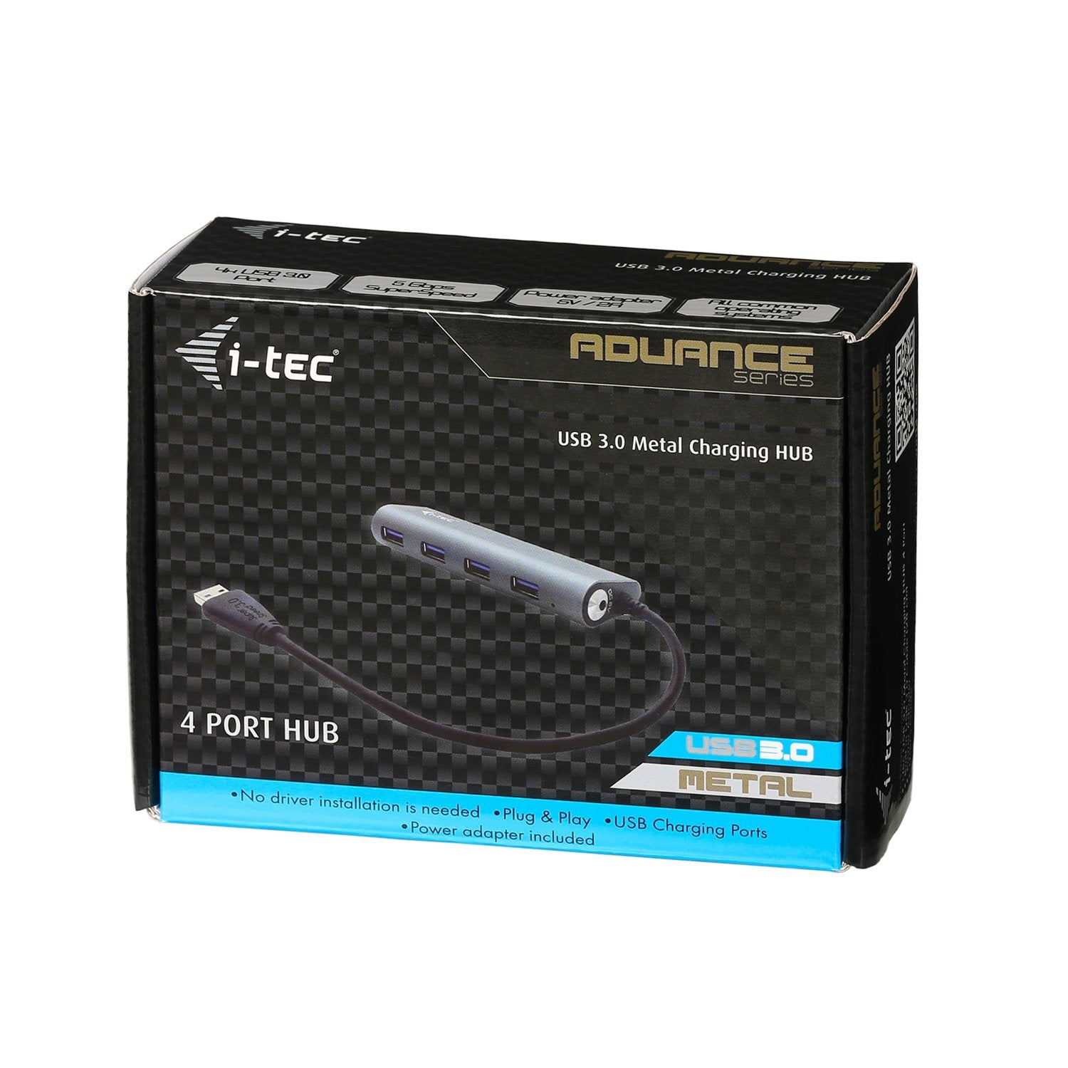 EAN 8595611701092 - i-tec Metal U3HUB448 hub de interfaz USB 3.2 Gen 1 (3.1 Gen 1) Type-A 5000 Mbit/s Gris imagen 6