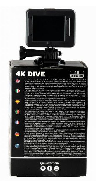 Camara Nilox 4k Dive Para Deporte De Acción 4 Mp 4k Ultra Hd Cmos Wifi 108 G