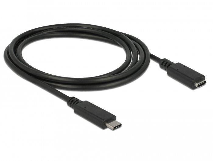 Delock 85532 Cable Usb-C M/H 1.50m Negro