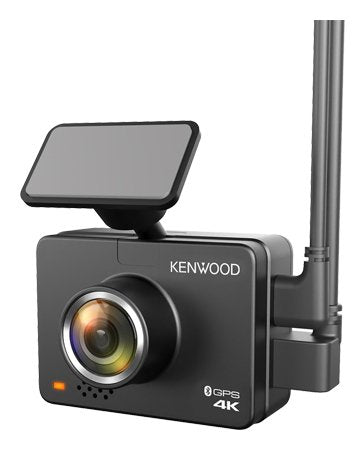 Kenwood Drv-A610w 4k Uhd Dashcam 12/24v/App/ 64gb Microsd