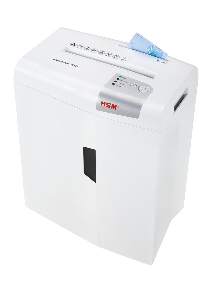 EAN 4026631057769 - HSM X10 triturador de papel Corte en partículas 58 dB 22 cm Plata, Blanco imagen 5