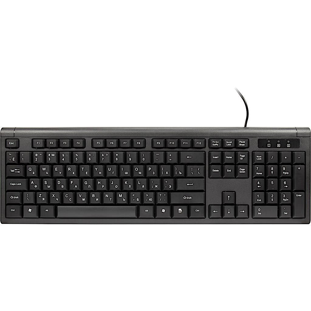 Inter-Tech Km-3149r Teclado Ratón Incluido Hogar Usb Qwerty Ruso, Inglés De Ee. Uu. Negro