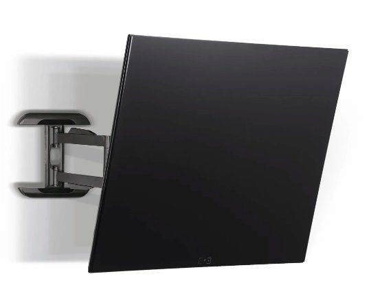 Soporte Mural Televisor, Negro, Doble Brazo Articulado, De 37 A 75 Pulg, Carga Máx. 45 Kg