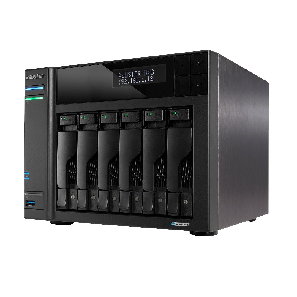 Servidor Nas Asustor Lockerstor As6706t 6 Bahias 3.5