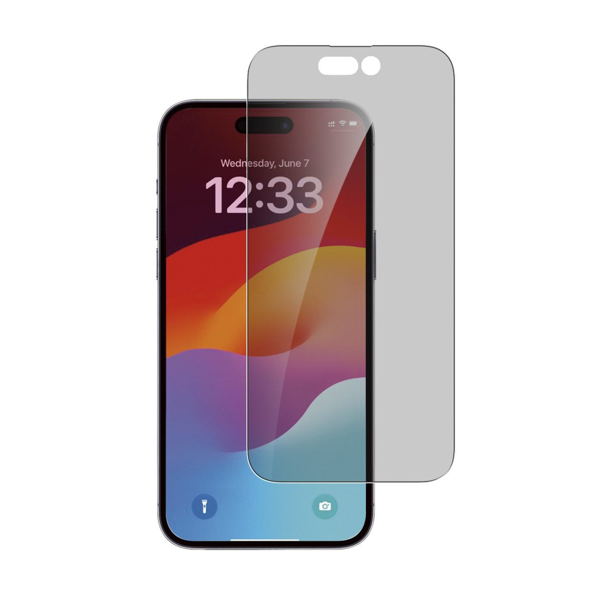 4smarts Second Glass Privacy Con Montagerahmen Para Apple Iphone 15 Plus