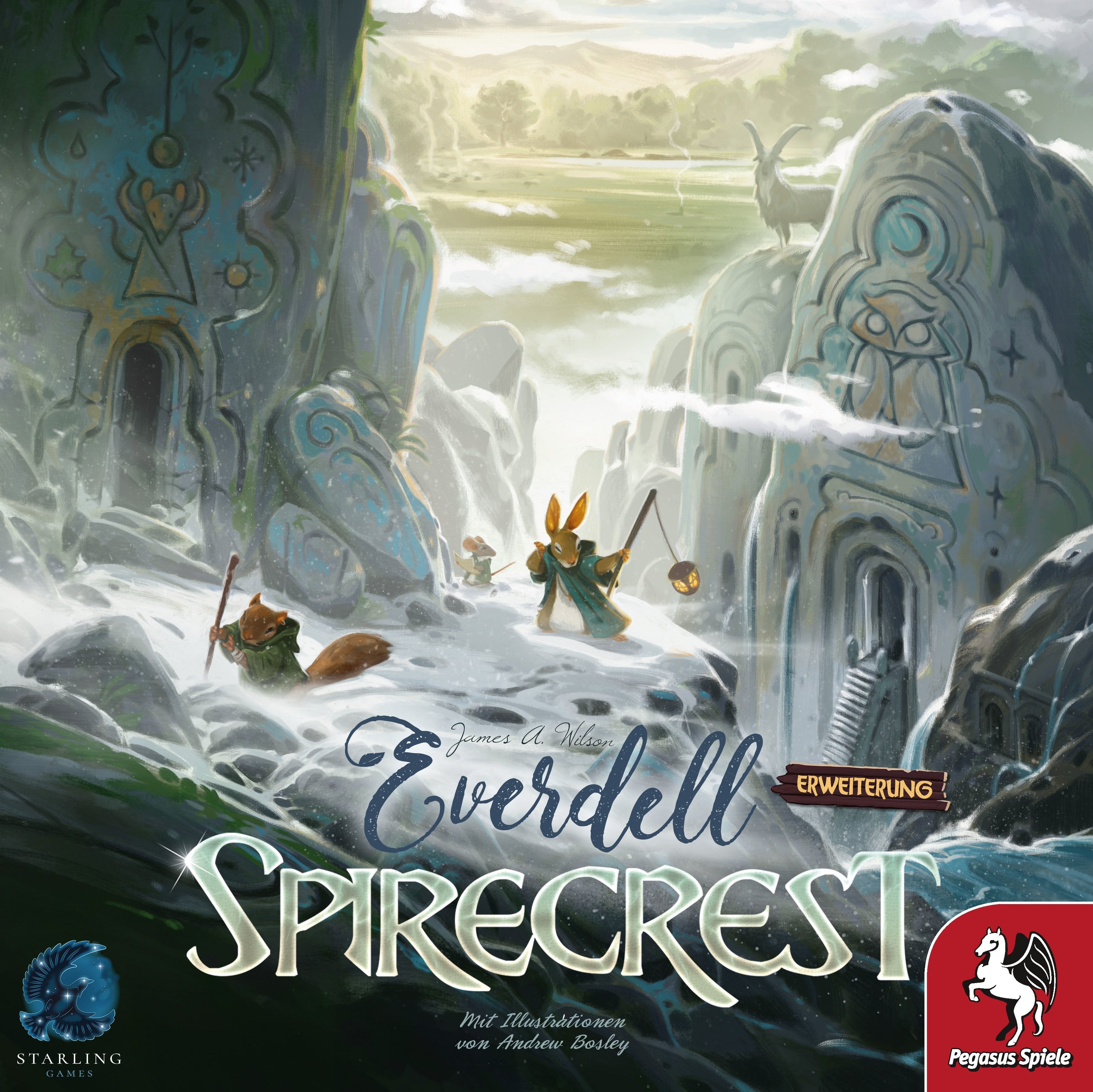 Pegasus Everdell: Spirecrest, Extensión Del Juego De Mesa 57603g
