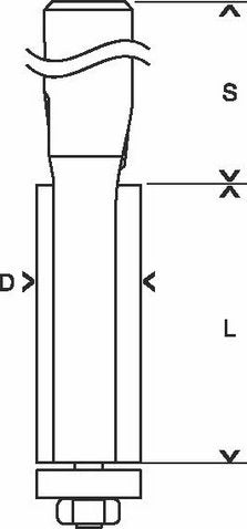 Bosch 2 608 628 346 Fresa Para Ruteadora Fresa Enrasadora O Fresa De Enrasar 1 Pieza(S)