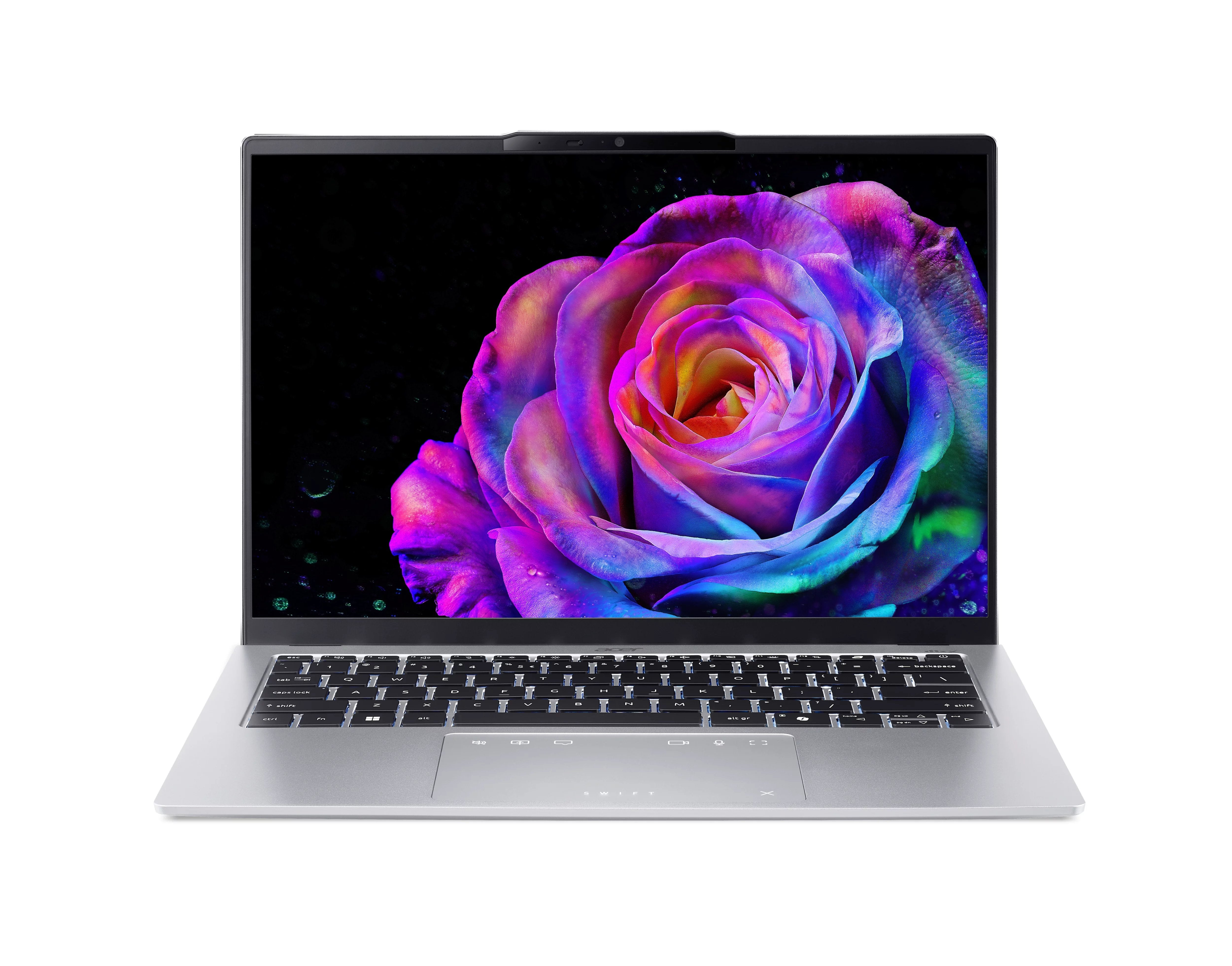 Portátil Acer Sfg14-73-73ey Intel Core Ultra7-258v 14" Oled 16gb 512gb W11h Plata