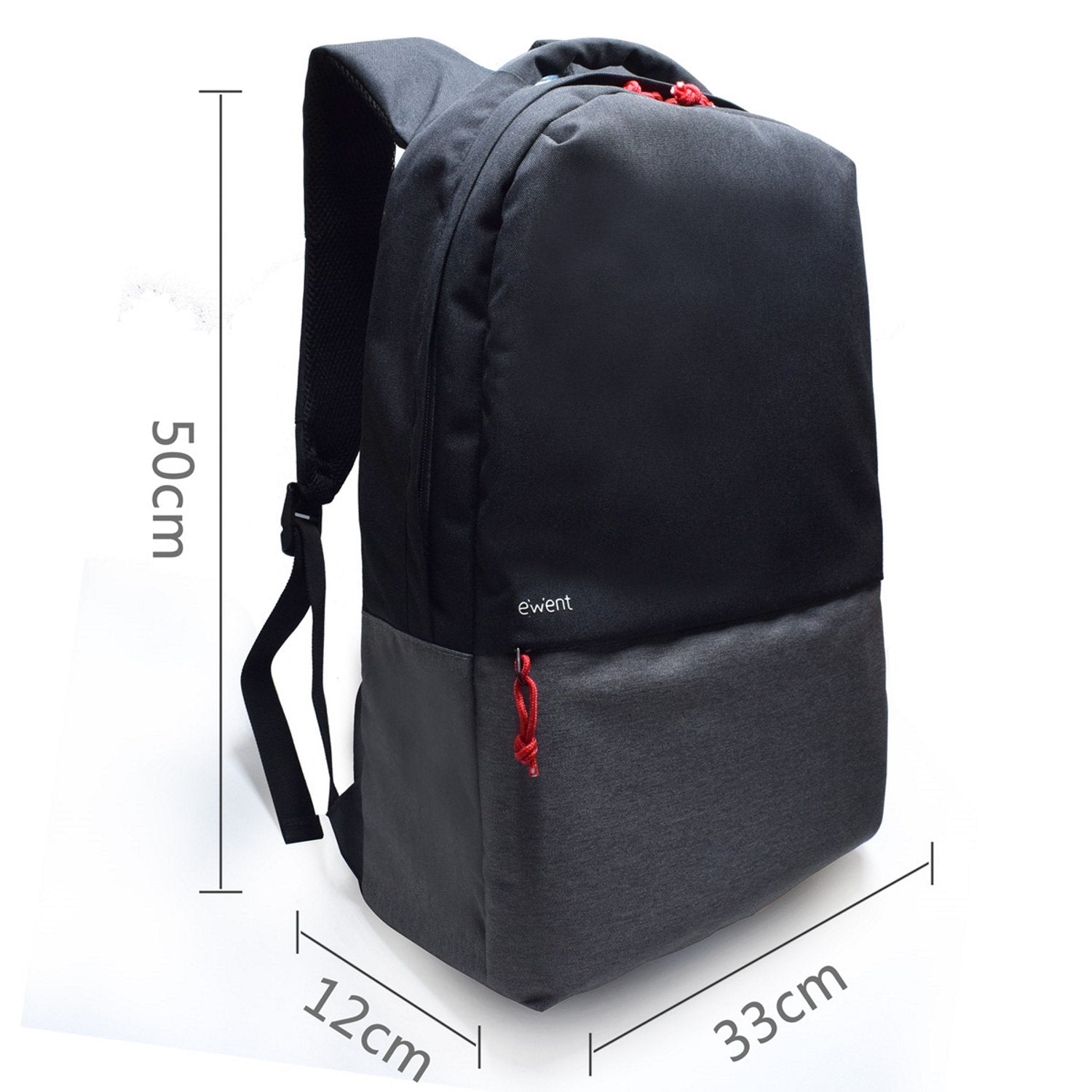 Ewent Notebook Backpack- 17.3 Inch Black, With Usb Charging Port Ewent Ew2529, Mochila, 43,9 Cm (17.3"), 790 G, Negro