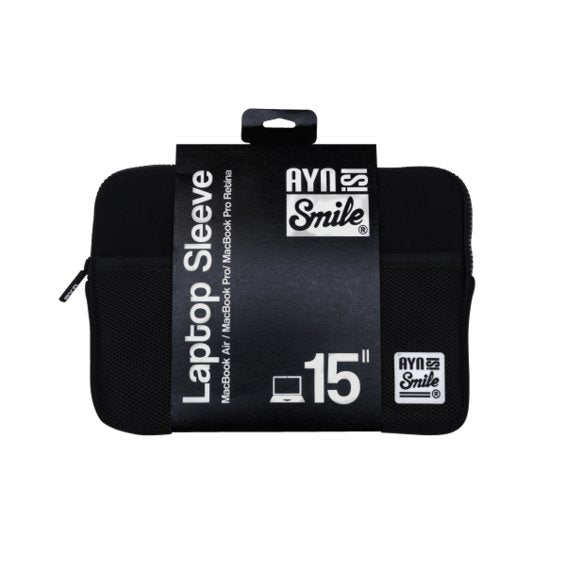 Smile Funda Sleeve Para Portátil De 15 Pulgadas Fitness De Neopreno Color Negro