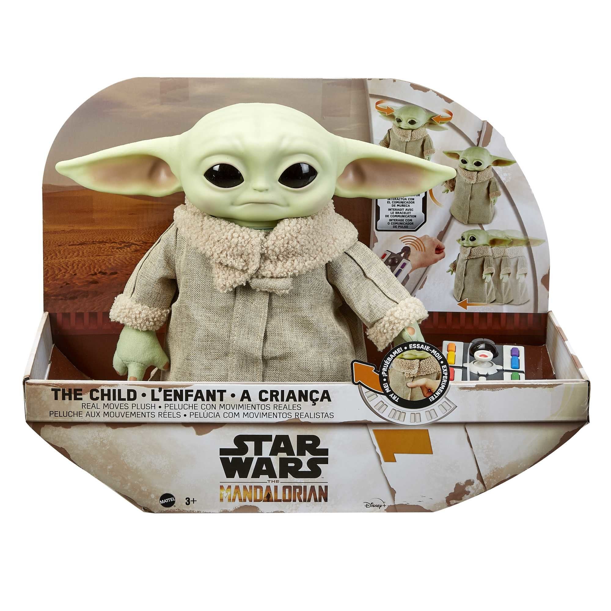 Peluche Baby Yoda Control Remoto The Mandalorian Star Wars 28cm