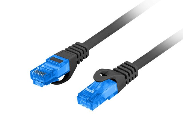 Cable De Red Lanberg Cat.6a Ftp Lszh Cca 1m Negro