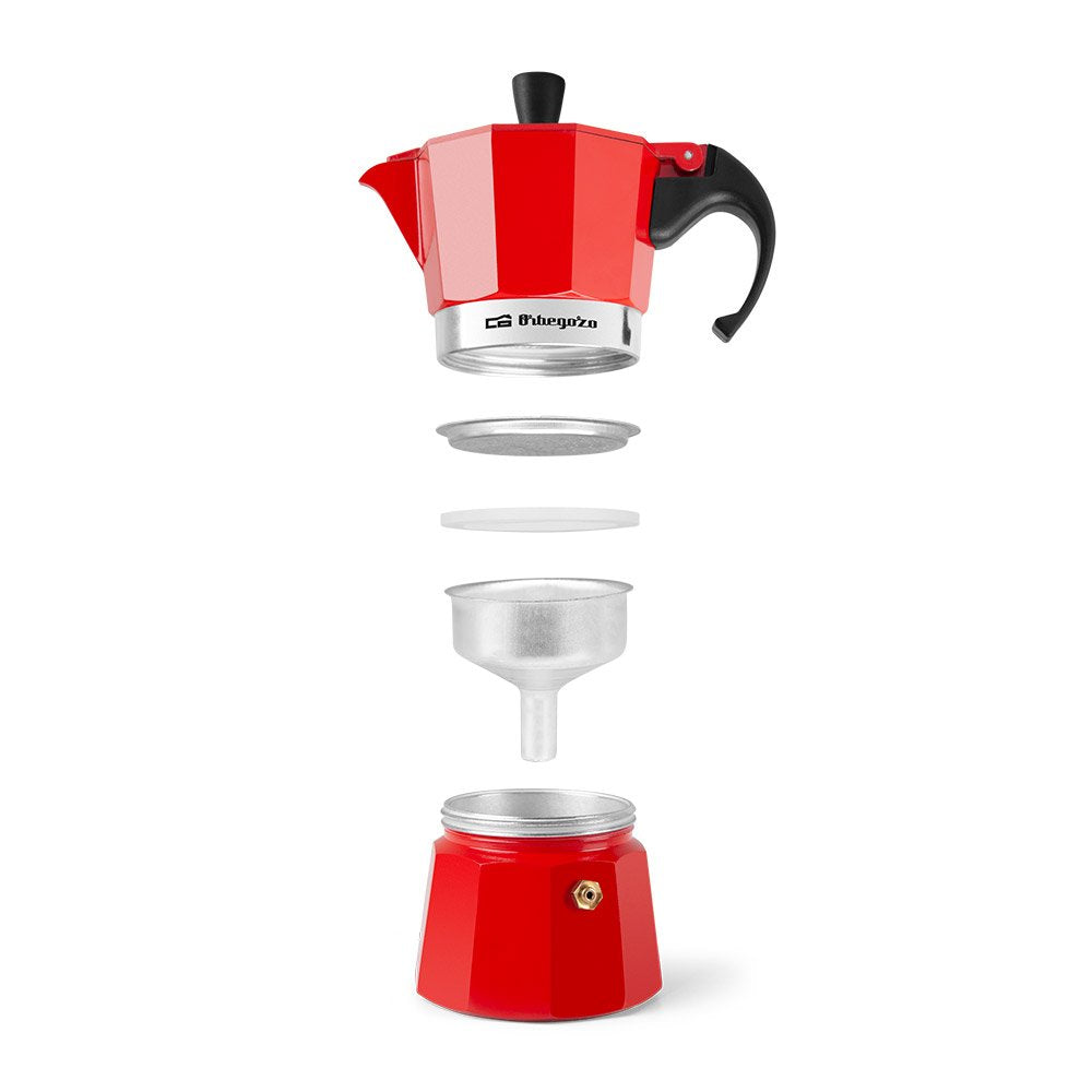 Cafetera Orbegozo Kfr 340 De Aluminio Compatible Con Todo Tipo De Cocinas