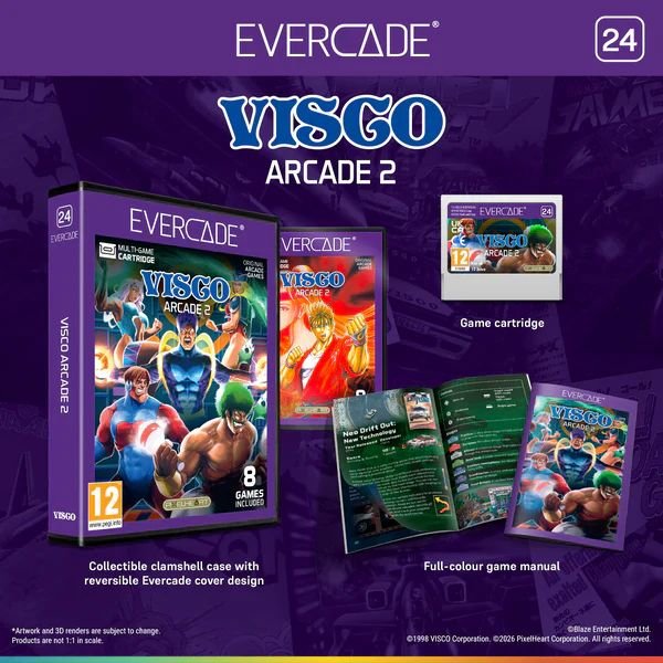 Juego Visco Arcade Col.2 Ever Int - Ret Evercade Retro Evercade