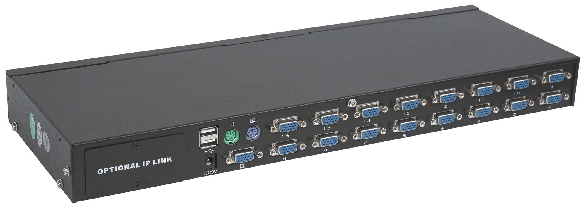 Intellinet Kvm Switch Ps2+Combo Usb 16-Port Rackmount Sw