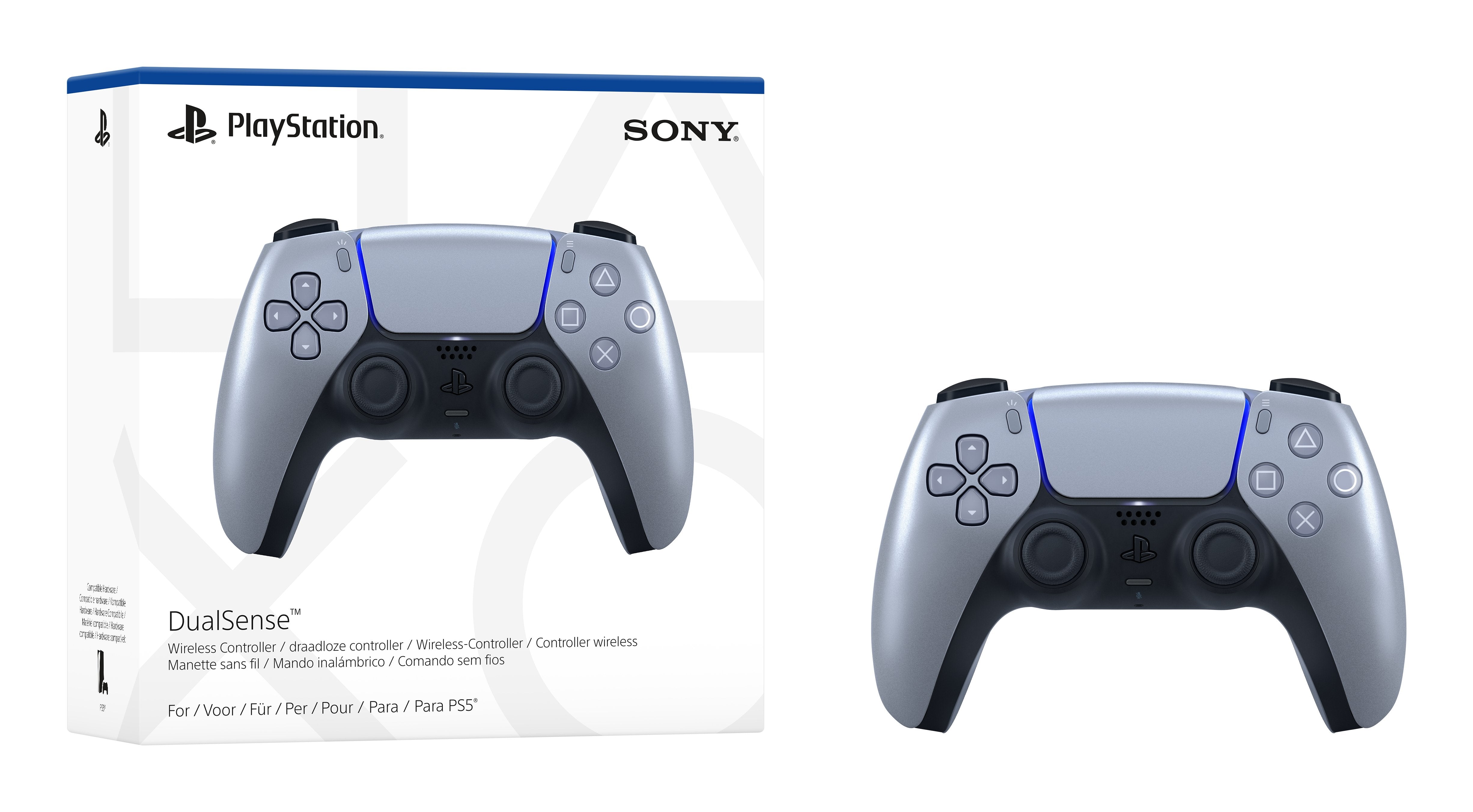 EAN 0711719577348 - Sony DualSense Plata Bluetooth/USB Gamepad Analógico/Digital PlayStation 5 imagen 7