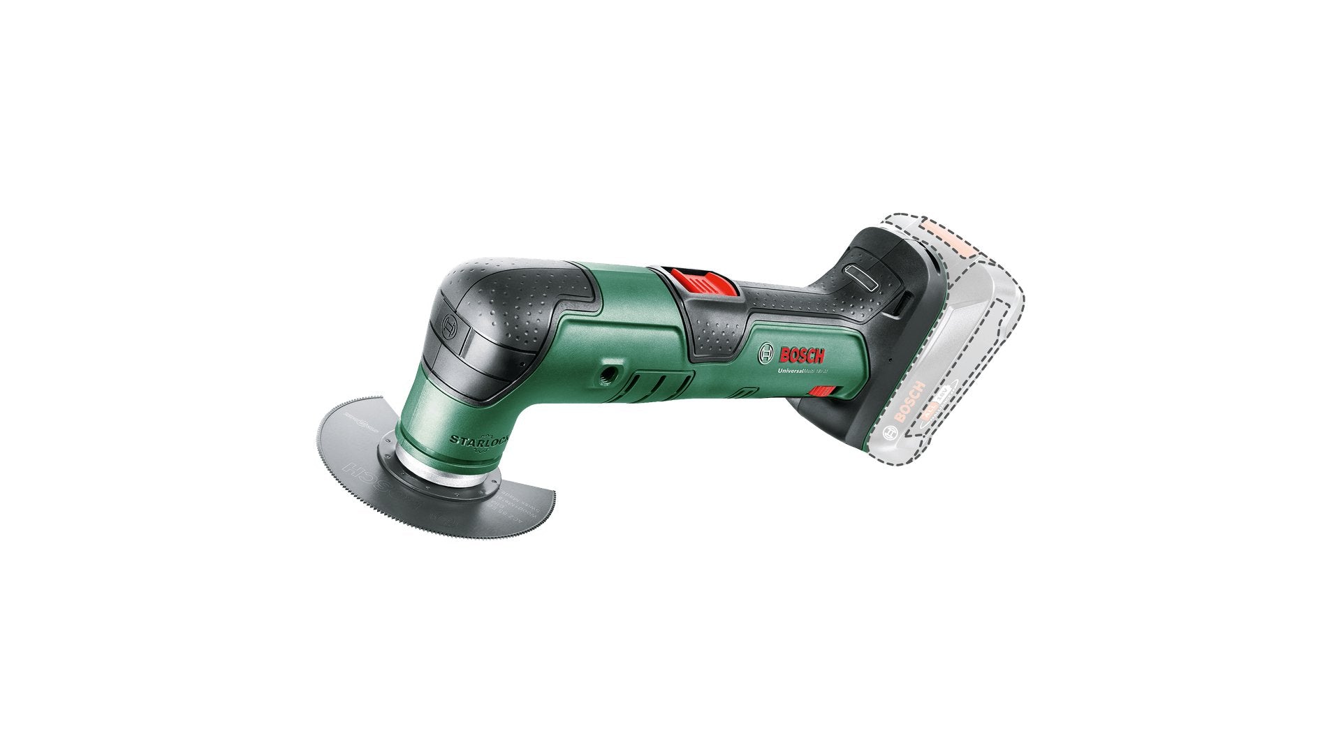 EAN 4053423231946 - Bosch UniversalMulti 18V-32 Negro, Verde 19000 OPM imagen 1