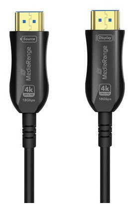 Cable Mediarange Mrcs221 Hdmi 10 M Hdmi Tipo A (Estándar) Negro