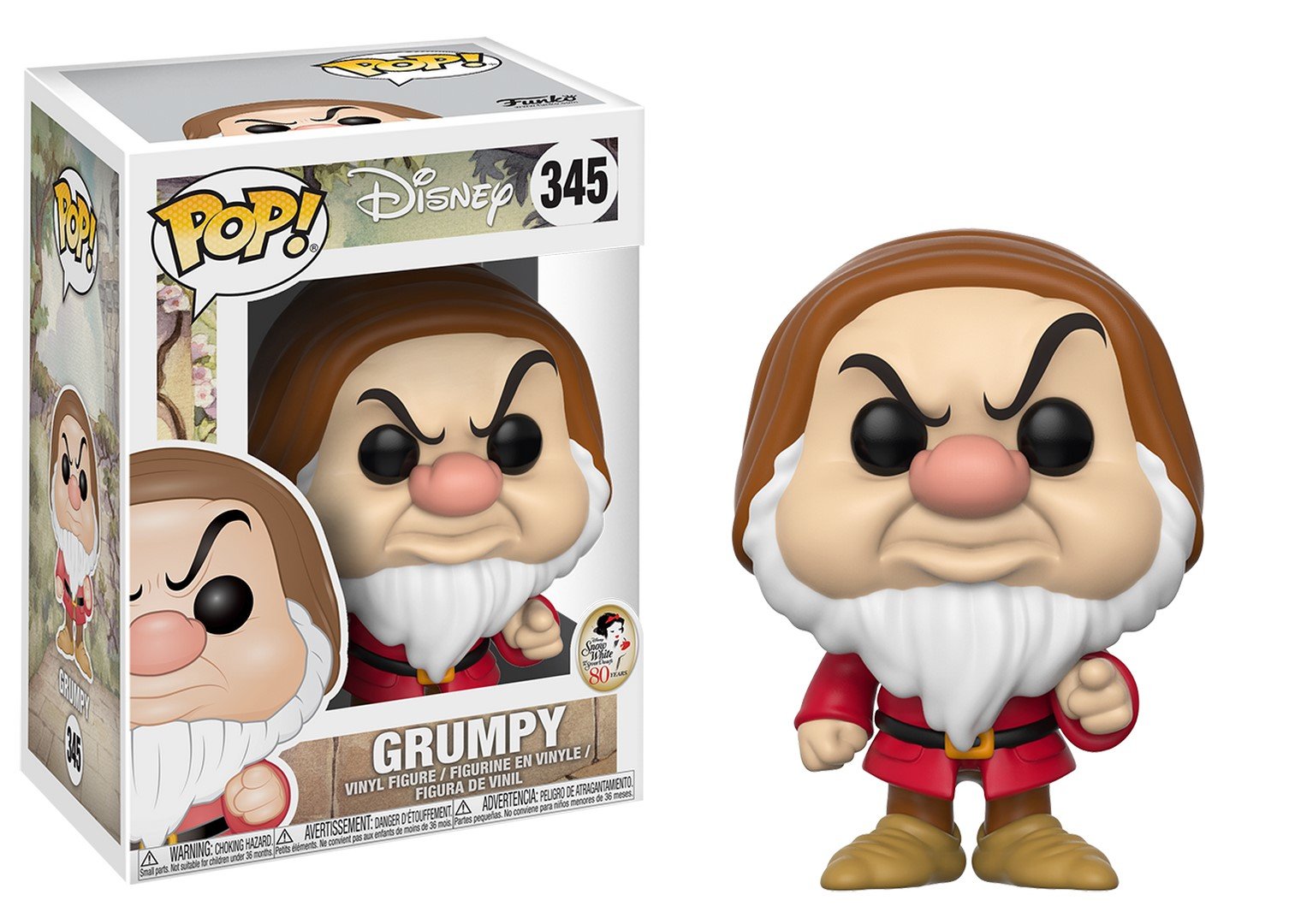 Figura Pop Disney Blancanieves Y Los Siete Enanitos Gruã±On