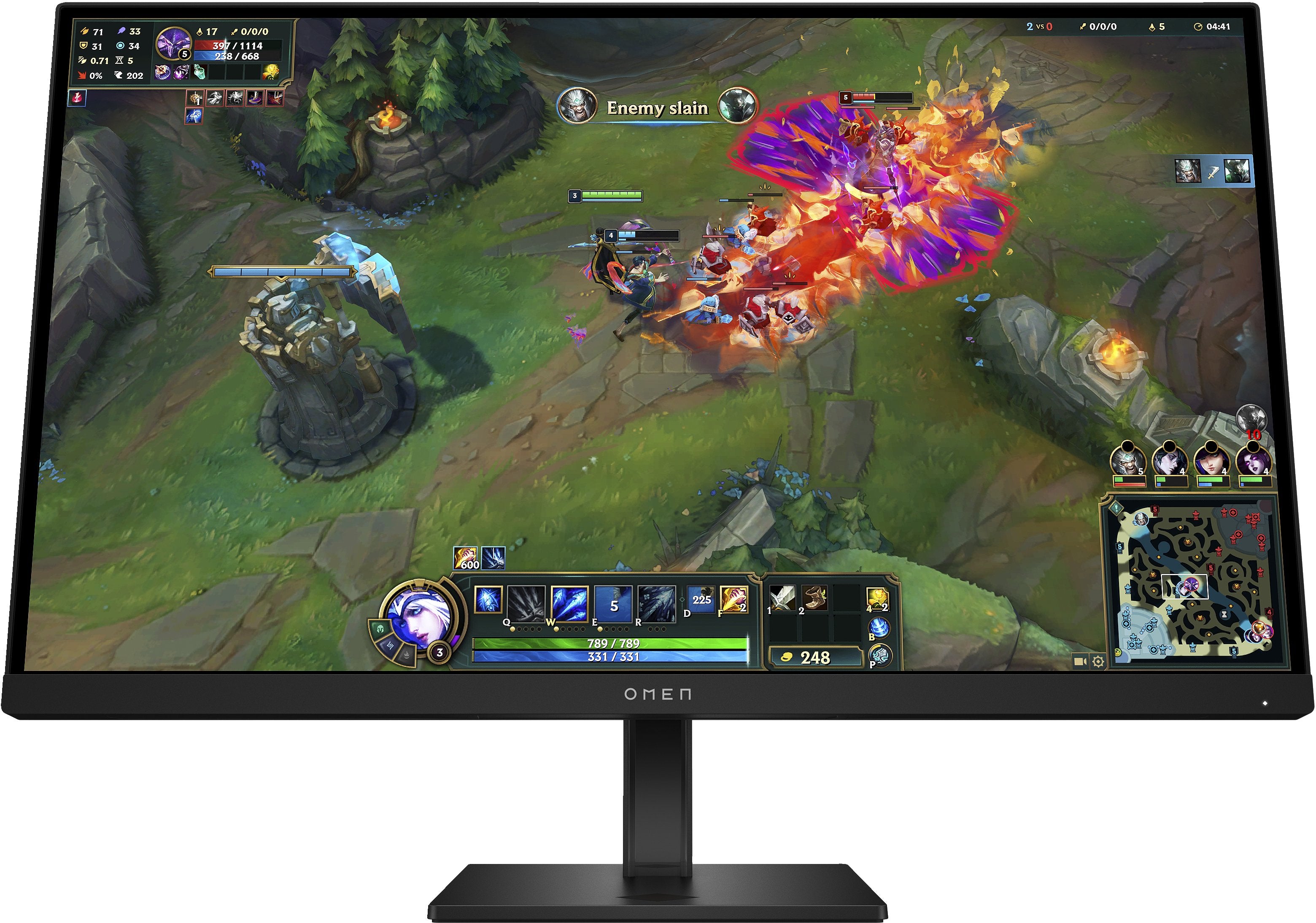 EAN 0198701661719 - HP OMEN 27 inch QHD 180Hz Gaming Monitor pantalla para PC 68,6 cm (27") 2560 x 1440 Pixeles Quad HD LCD N imagen 1