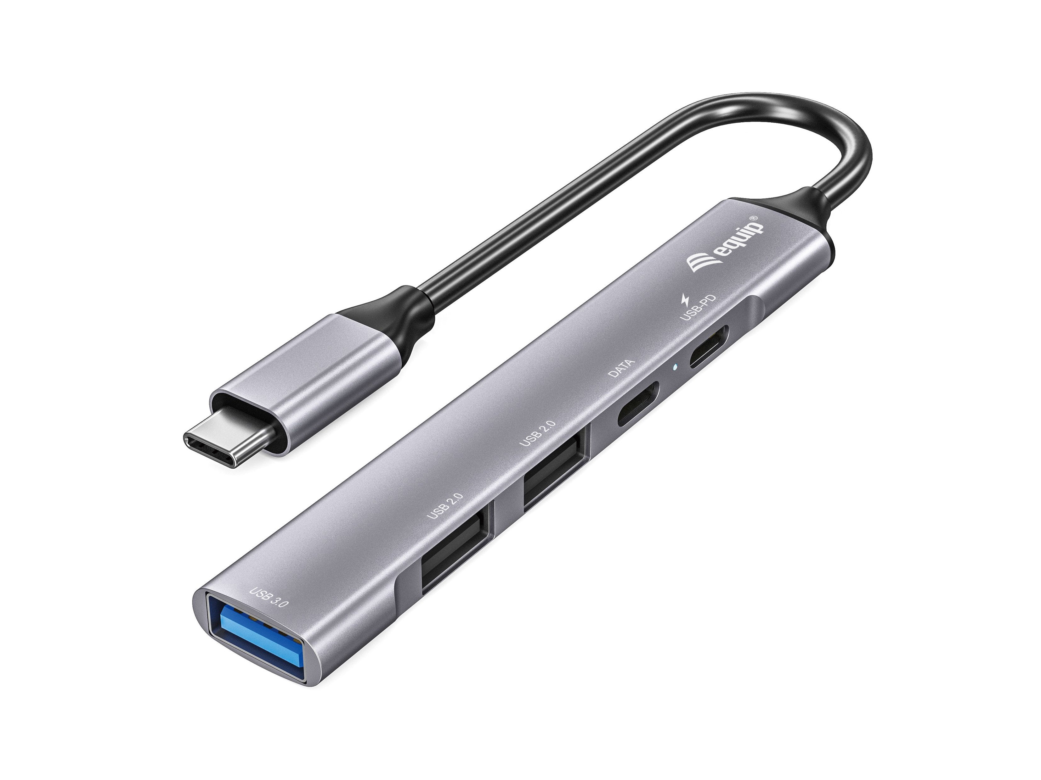 EAN 4015867228302 - Equip 128962 hub de interfaz USB 3.2 Gen 1 (3.1 Gen 1) Type-C 5000 Mbit/s Plata imagen 1