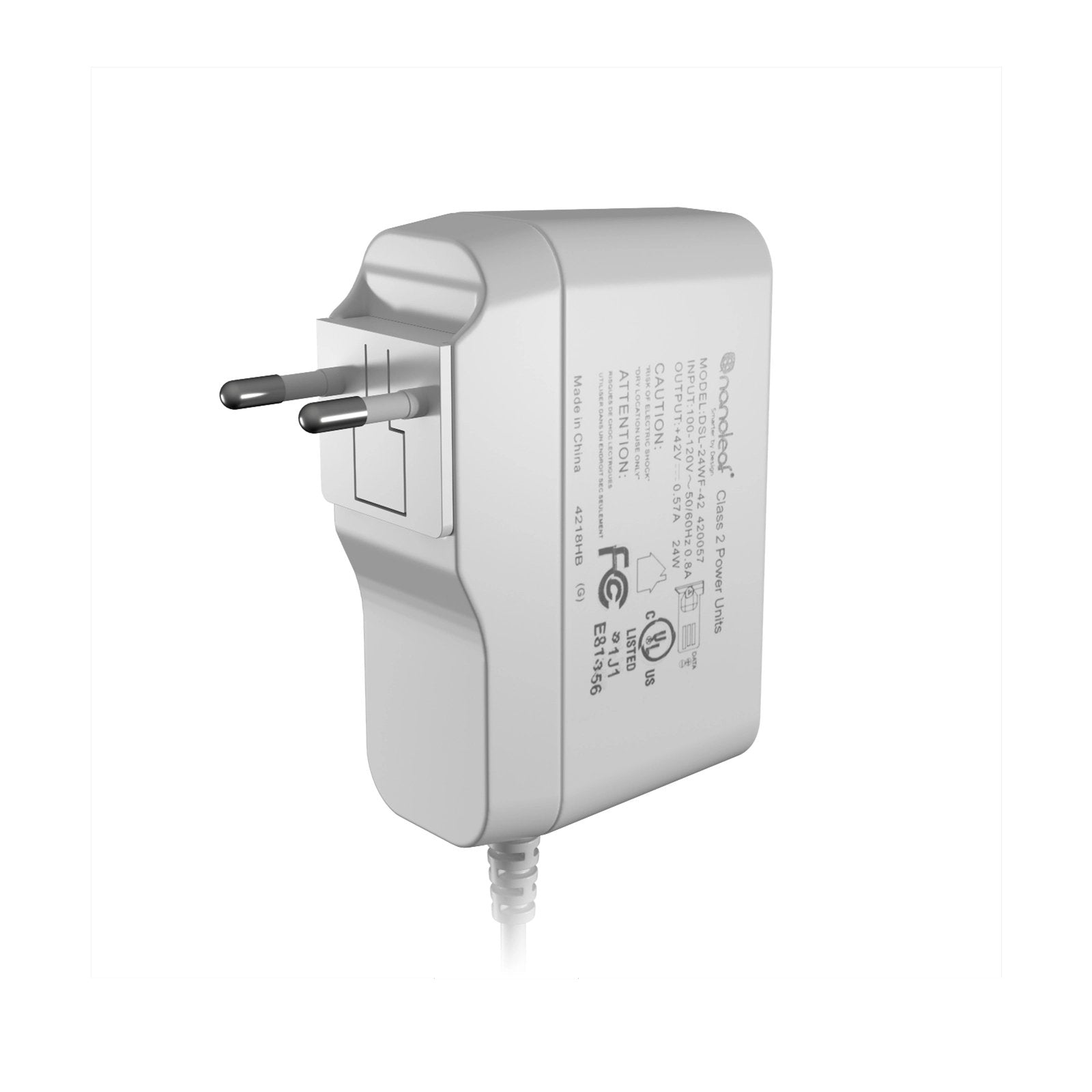 EAN 0628110858252 - Nanoleaf NC04-0016 adaptador e inversor de corriente Interior 24 W Blanco imagen 1