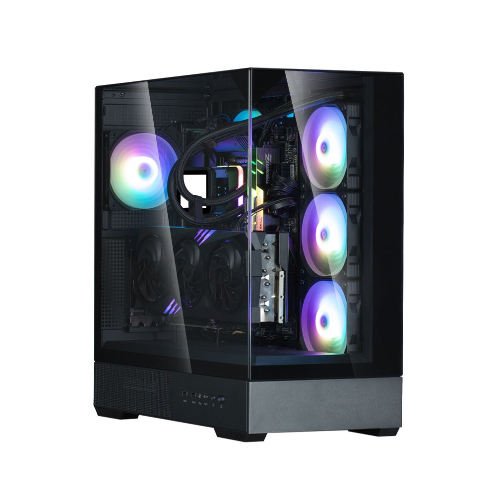 Obudowa P40 Prism Mid-Tower Szklo Hartowane Negro