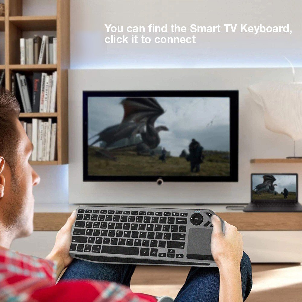 EAN 8059018365375 - Techly ICTB9801TB teclado Universal RF Wireless + Bluetooth QWERTY Inglés de EE. UU. Negro imagen 11