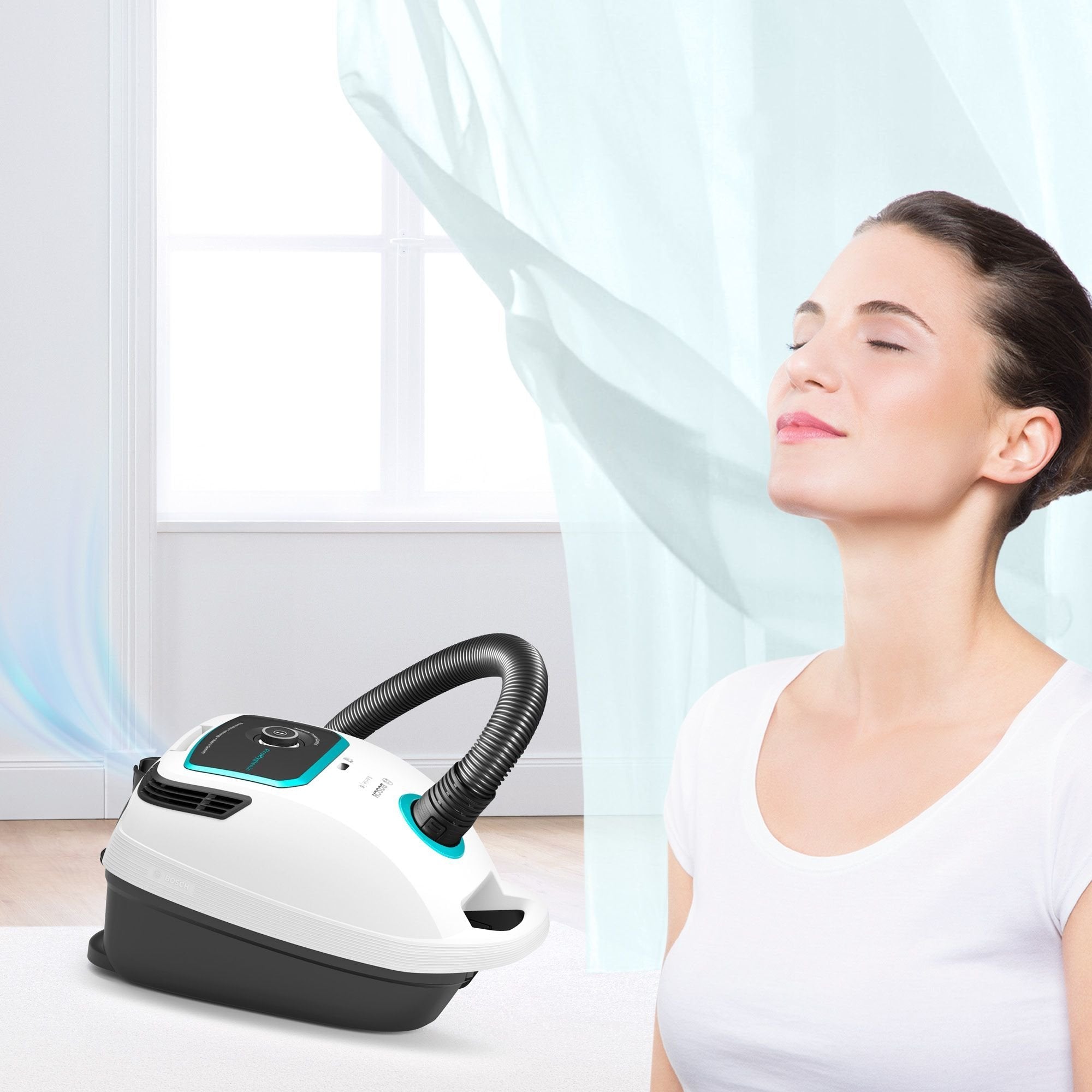 Aspiradora Bosch Serie 6 Bgl6hyg1 Cilíndrica Secar 600 W Bolsa Para El Polvo