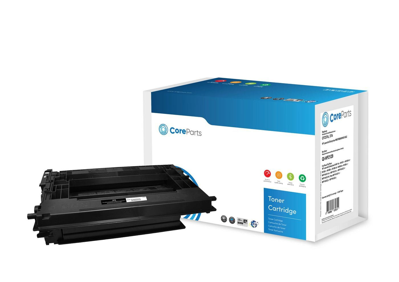 EAN 5706998670311 - CoreParts QI-HP2129 cartucho de tóner 1 pieza(s) Compatible Negro imagen 1