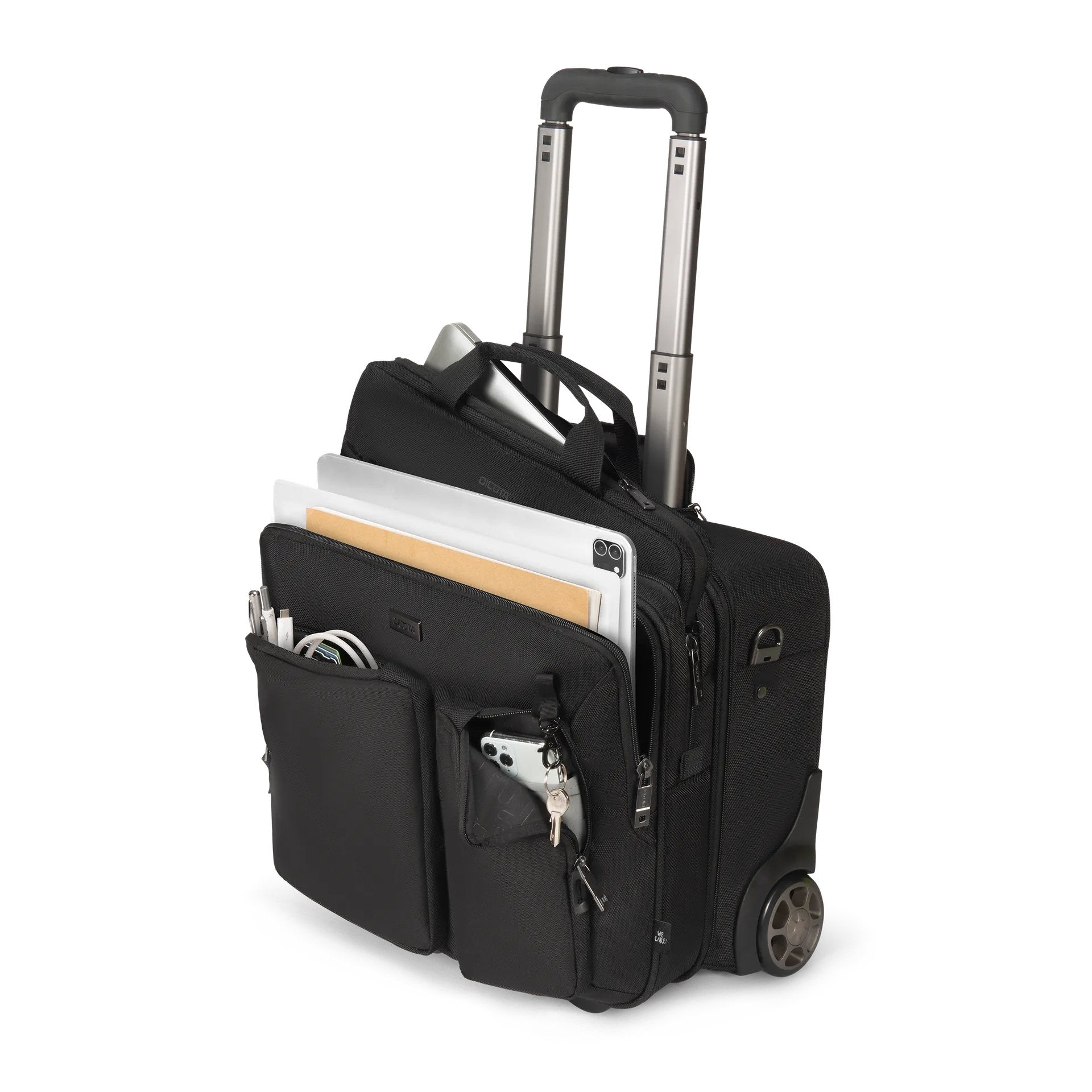 EAN 7640239423404 - DICOTA D3250901 maletines para portátil 40,6 cm (16") Maletín con ruedas Negro imagen 5
