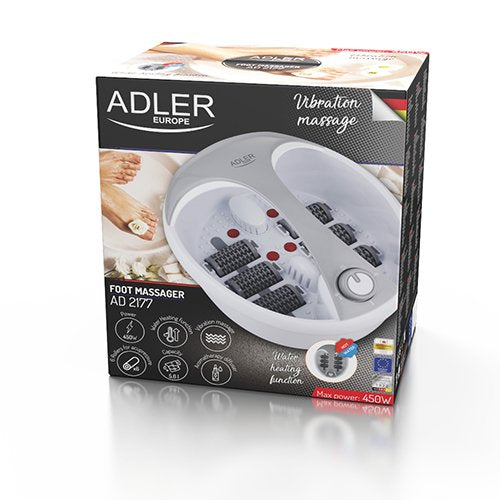 EAN 5903887801768 - Adler AD 2177 bañera de pies 450 W Gris, Blanco imagen 9