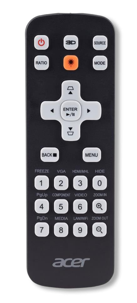 Mando A Distancia Empresarial Acer Negro Mc.Jmv11.00g