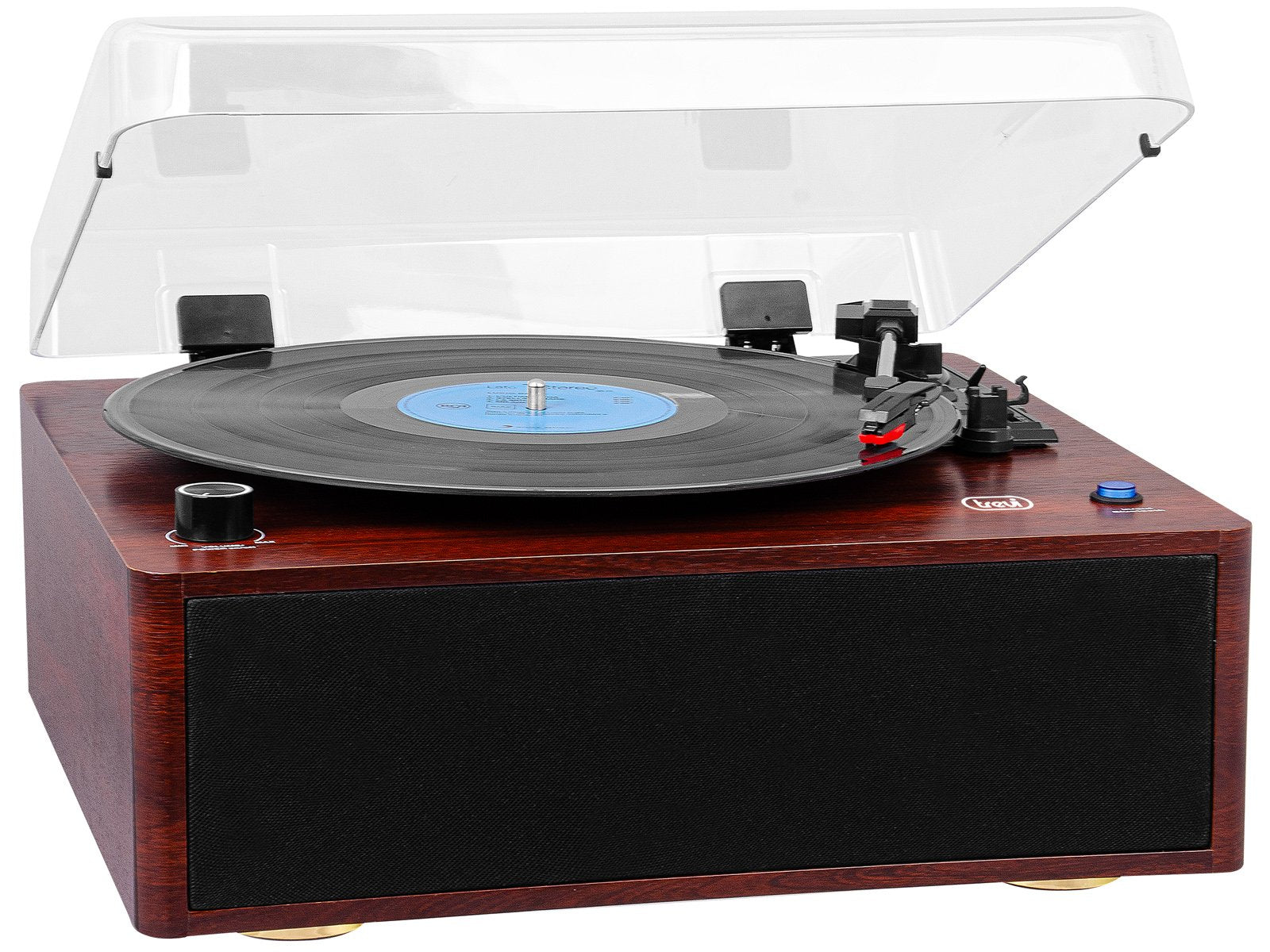 Tocadiscos Trevi Tt 1030 Bt Turntable+Aw+Wless In-Out Wooden
