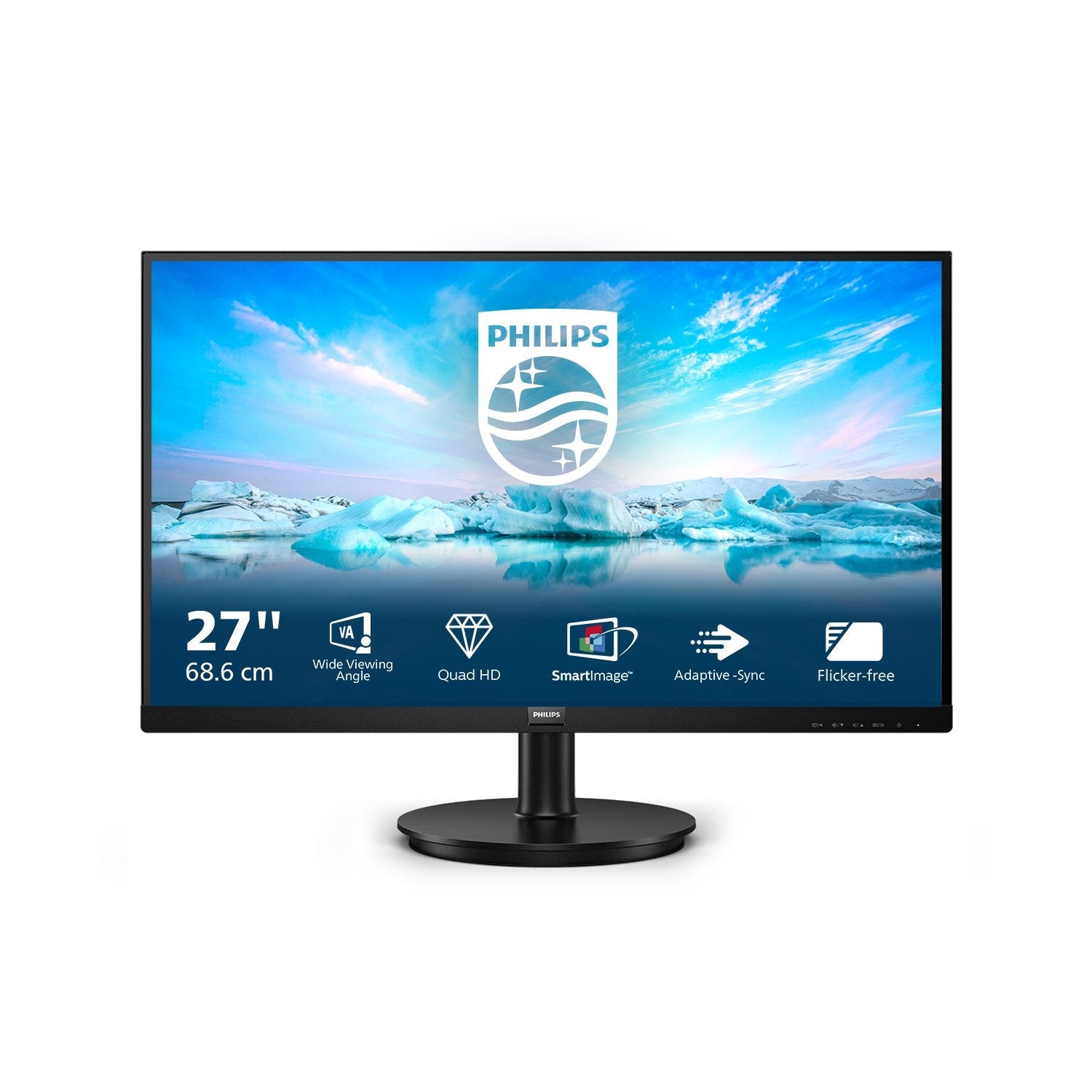 Monitor Philips 275v8la 00 27" Fhd Ips 2560x1440 Lcd Tft Hdmi Dp