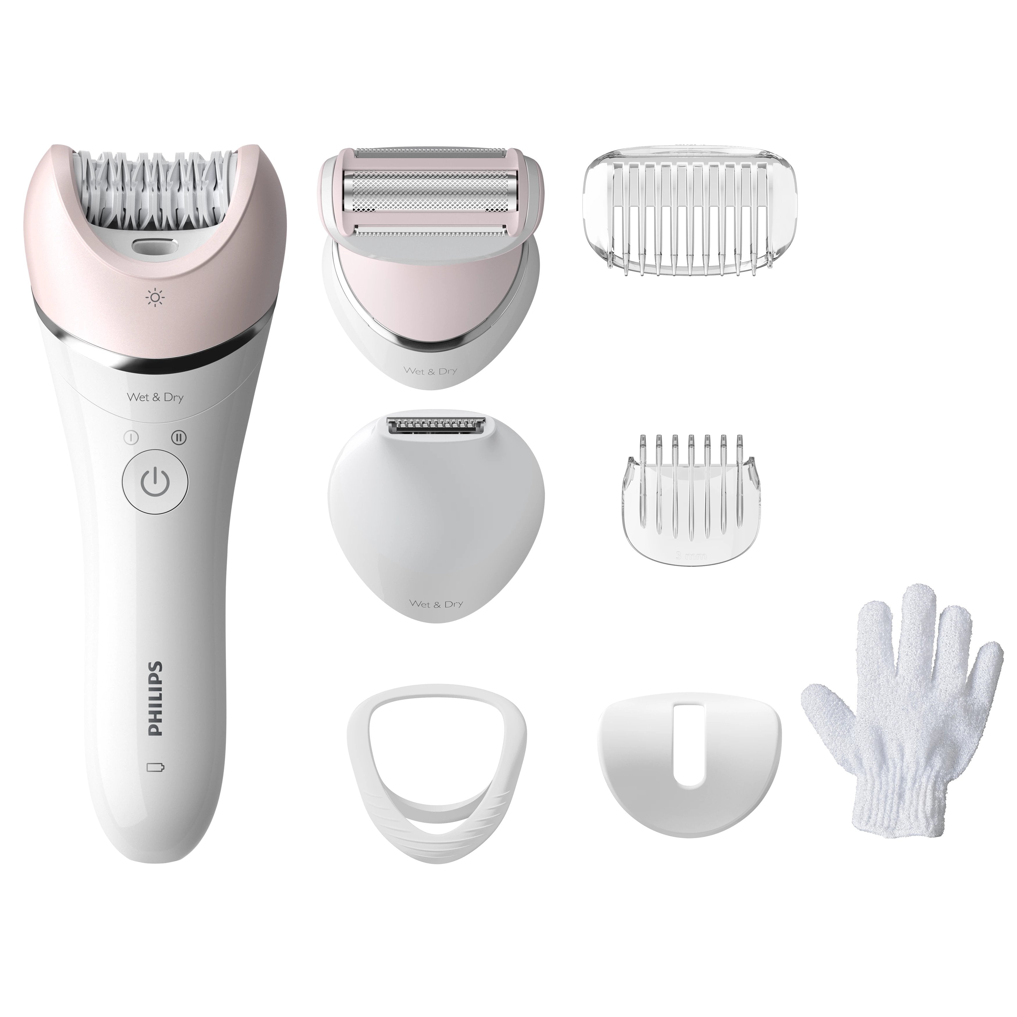 EAN 8710103951988 - Philips BRE721/00 depiladora 32 pinzas Rosa, Blanco imagen 2
