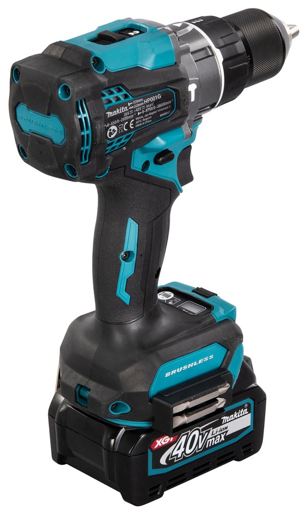 EAN 0088381894067 - Makita HP001GD201 taladro 2600 RPM Sin llave 2,7 kg Negro, Turquesa imagen 5