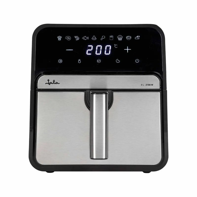 EAN 8421078038757 - JATA JEFR1242 freidora Sencillo 8 L Independiente 2100 W Freidora de aire caliente Negro, Plata imagen 2