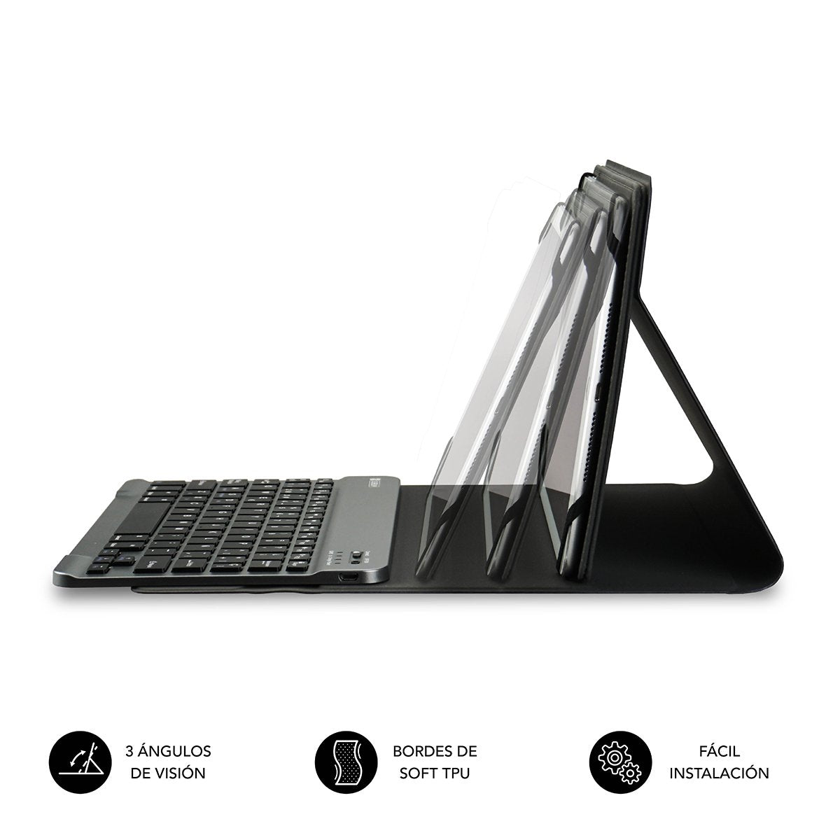 EAN 8436586741075 - SUBBLIM SUB-KT2-BT0001 teclado para móvil QWERTY Español Negro imagen 4