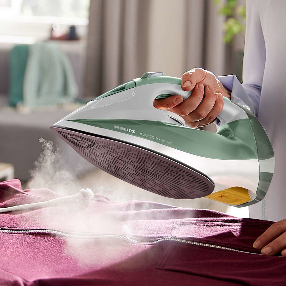 Philips 7000 Series Dst7012/70 Plancha A Vapor Suela Steamglide Plus 2600 W Verde, Gris