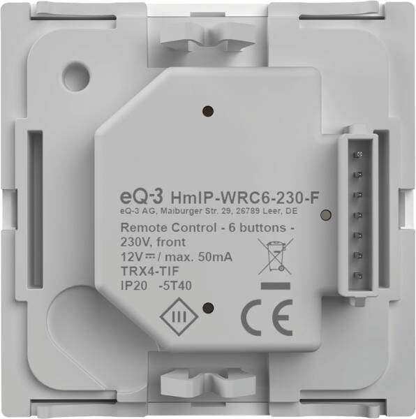 Eq-3 Ag Homematic Ip Wandtaster - 6-Vías