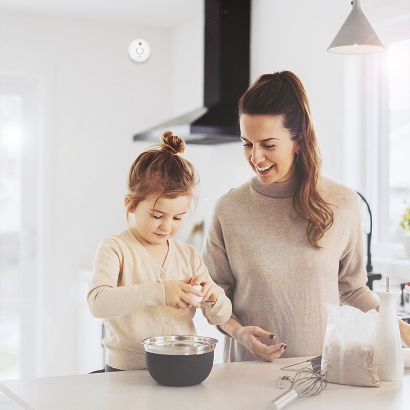 Detector De Humo Logilink Batería Reemplazable 9v Blanco