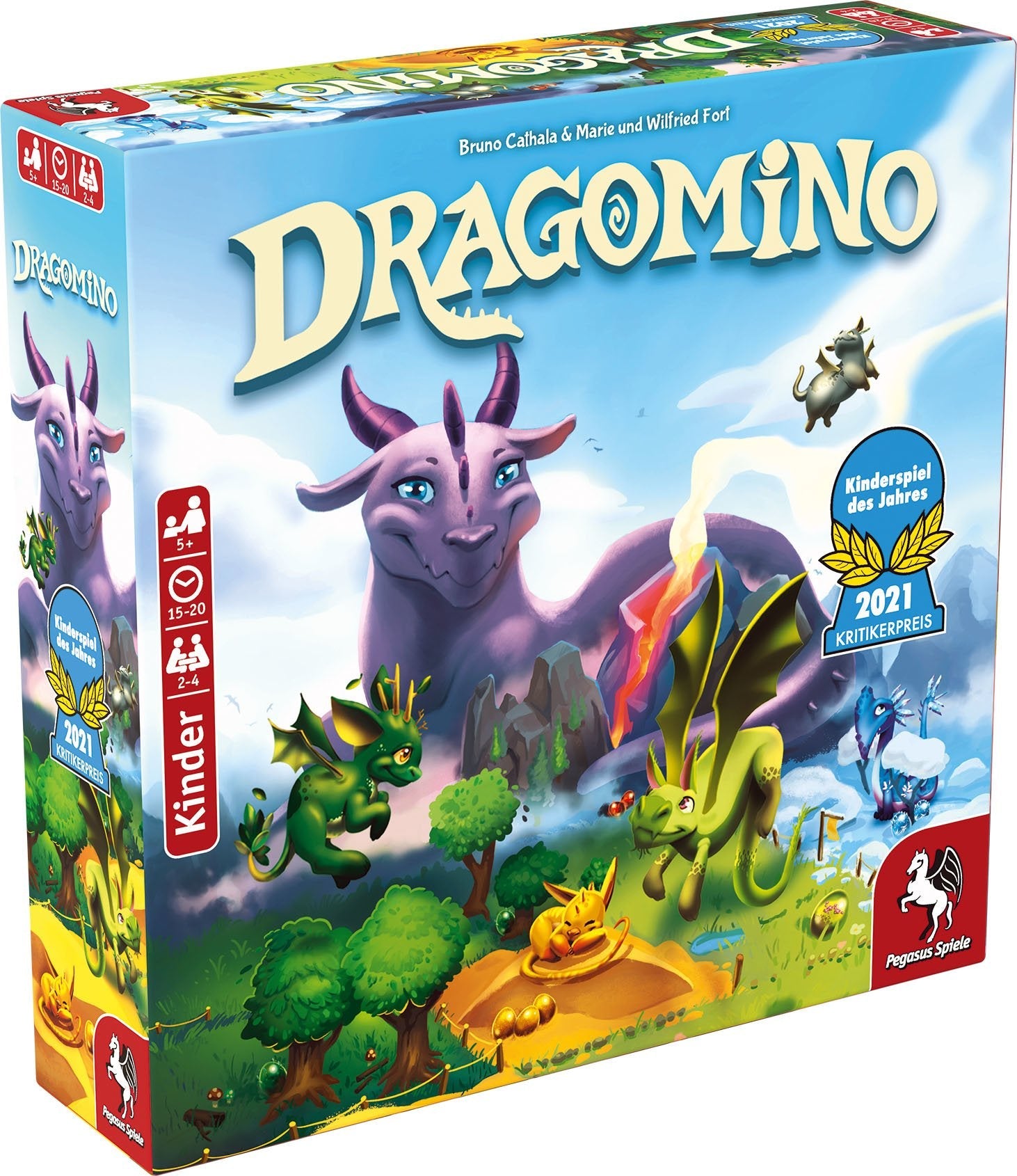 Pegasus Dragomino, Game Children'S Game De 2021 57111g