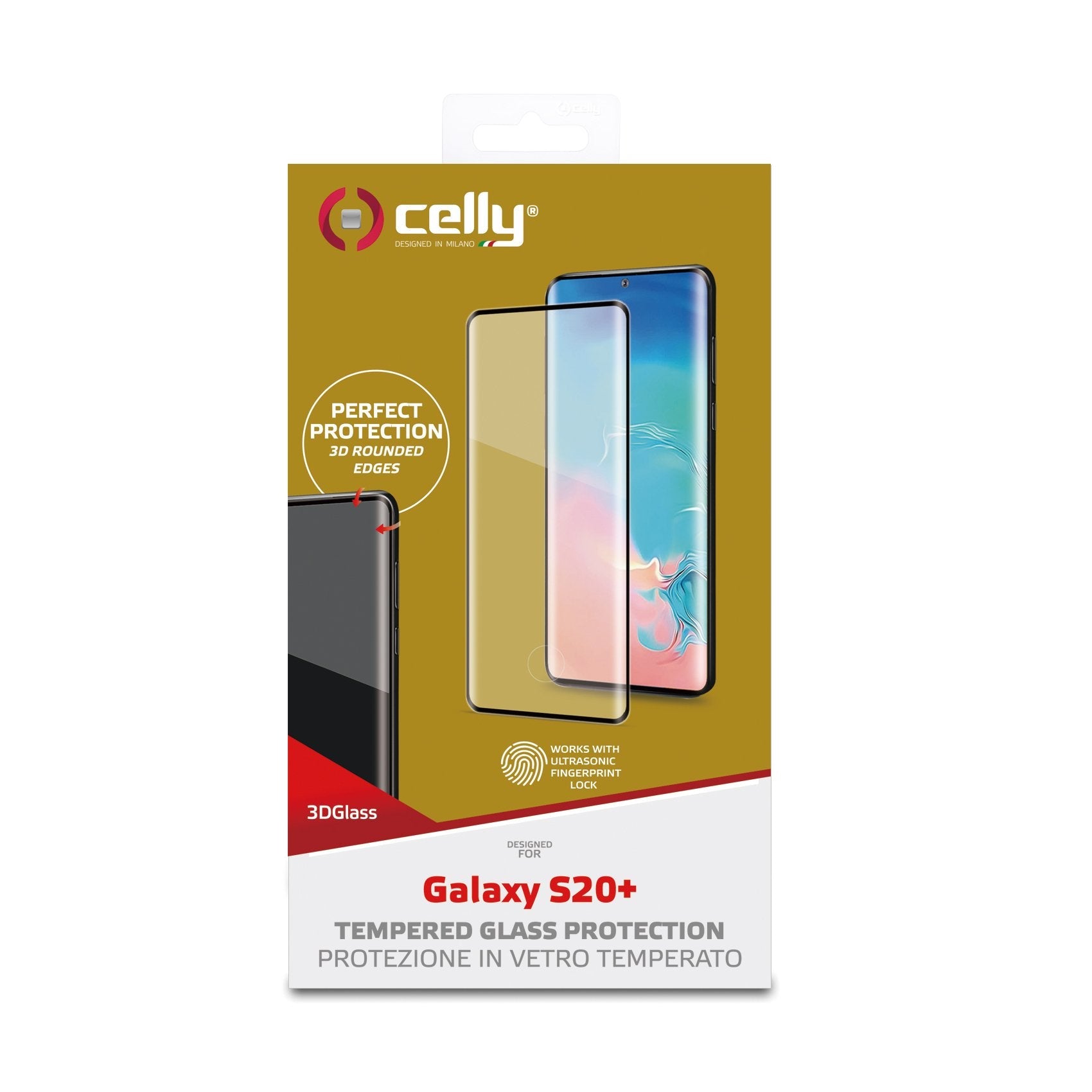 Celly 3dglass990bk Protector De Pantalla Teléfono Móvil/Smartphone Samsung 1 Pieza(S)