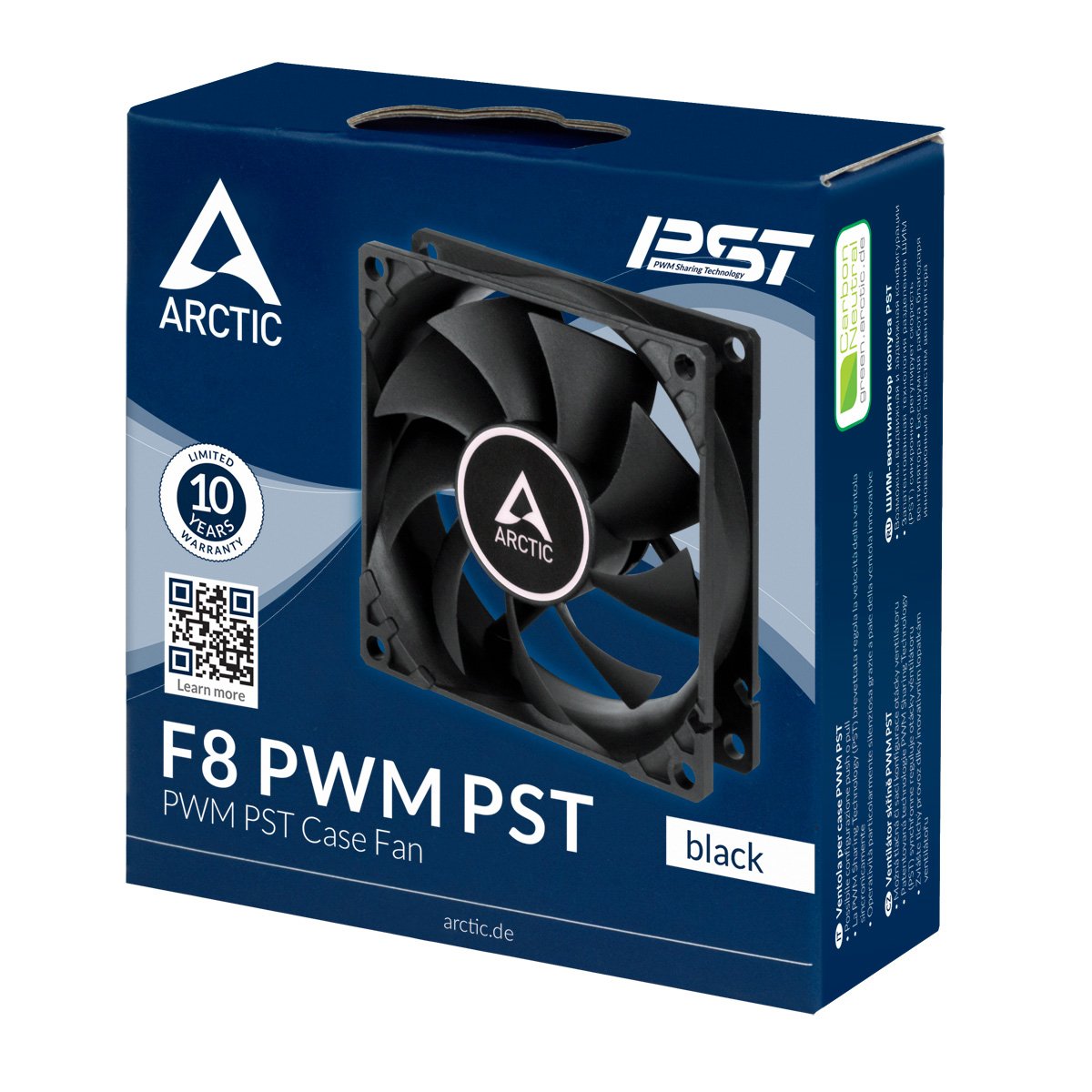 EAN 4895213702867 - ARCTIC F8 PWM PST Carcasa del ordenador Ventilador 8 cm Negro 1 pieza(s) imagen 4