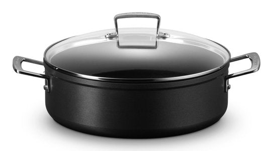 Le Creuset Toughened Non-Stick Nonstick Sauteuse Con Glass Lid 28cm (51113280010500)