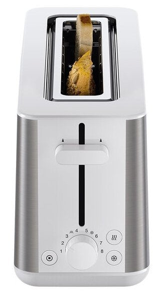 Braun Langlitz-Toster Purshine Ht 1610 Wh Acero Inoxidable/Blanco, 1,030 Vatios, Para 2 Rodajas Tostadas 0x23010044