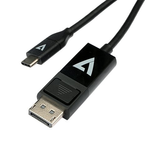 EAN 0662919111637 - V7 V7UCDP-2M cambiador de género para cable USB Type-C 3.2 Gen 1 DisplayPort Negro imagen 2